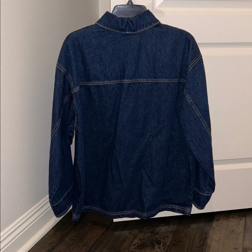 Universal Thread Dark Blue Denim Jacket - Picture 4 of 4